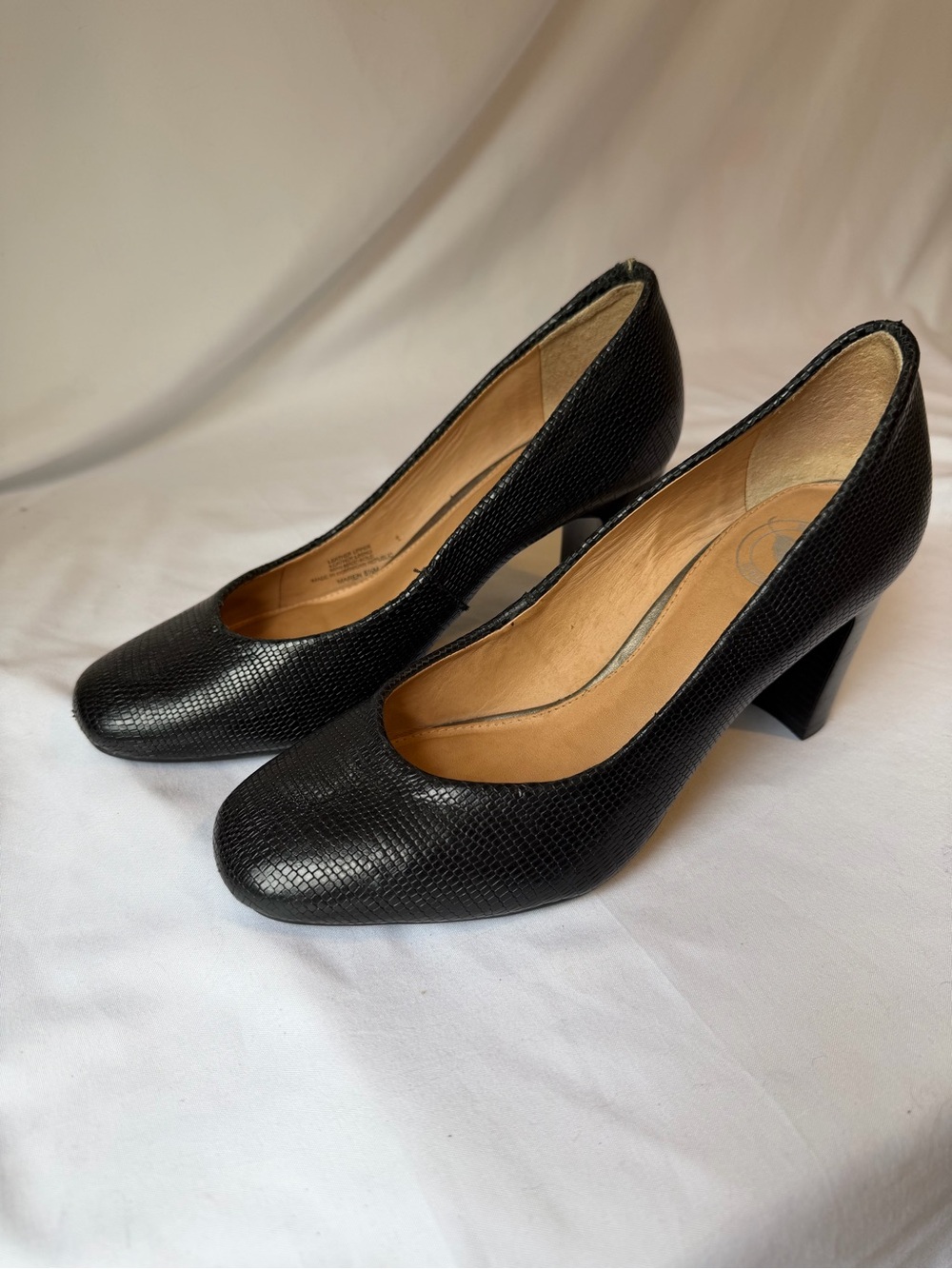 Nurture by Lamaze Maren Black Leather Pumps Heels 5.5M